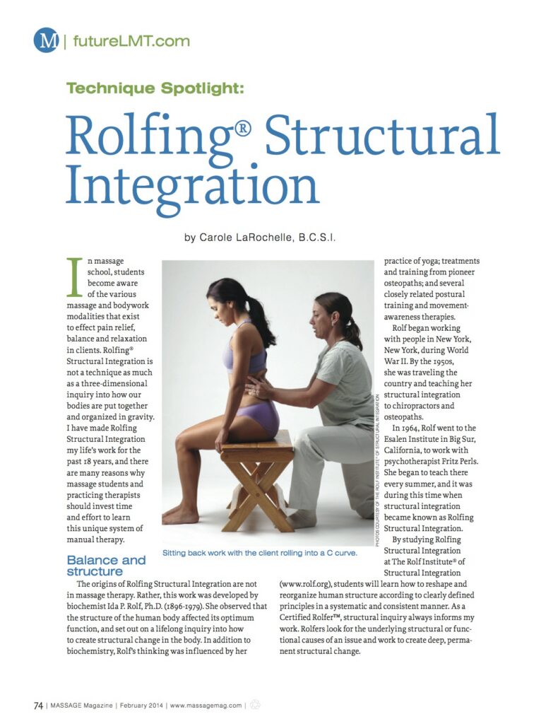 What is Rolfing